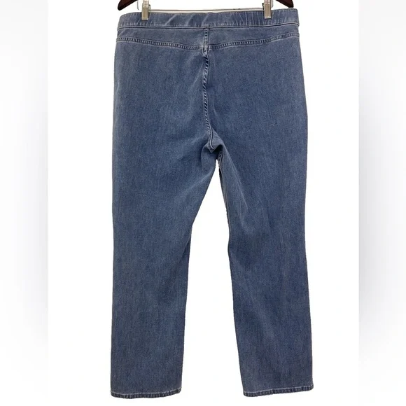 Soft Surroundings Jeans XL Light Blue Denim Pants Stretch - Picture 2 of 4